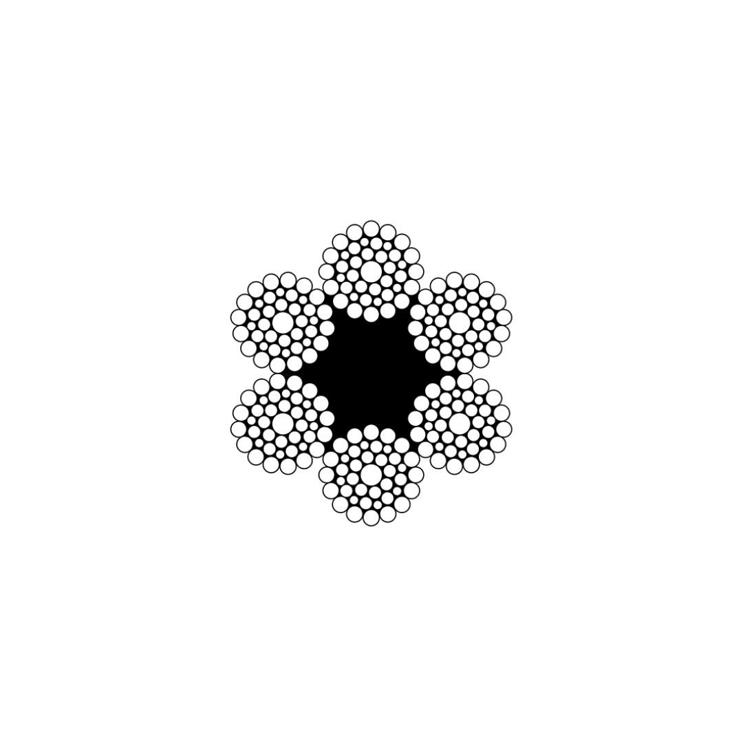 ลวดสลิง 6x41 Fiber Core