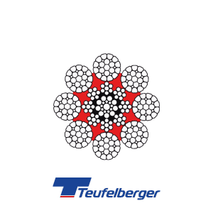 ลวดสลิง Teufelberger Evolution Q8