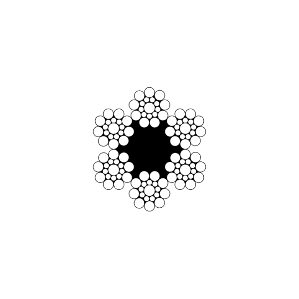 6x19 Fiber Core