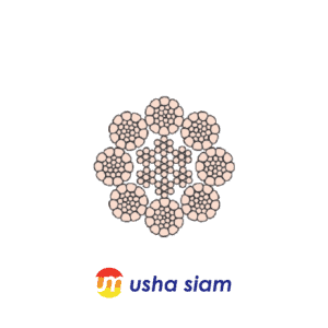 ลวดสลิง Usha Powerform 8