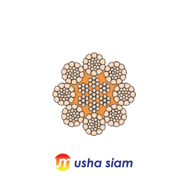 ลวดสลิง Usha Powerform 8P