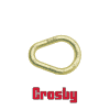 ห่วงเหล็ก มาสเตอร์ลิงค์ Crosby Alloy Pear Shaped Links A-341