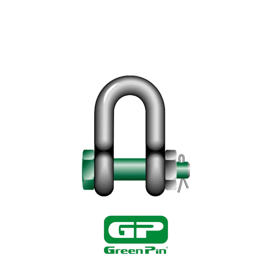 สเก็น ตัวดี Green Pin Dee Shackle with Safety Bolt G-4153