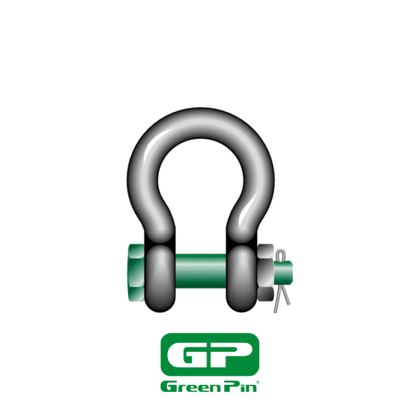 สเก็น โอเมก้า Green Pin Bow Shackle with Safety Bolt G-4163