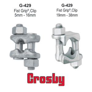 กิ๊บจับ ลวดสลิง Crosby G-429