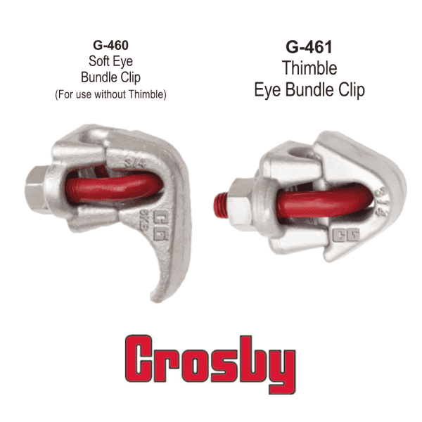 กิ๊บจับ ลวดสลิง Crosby Bundle Clips G-460