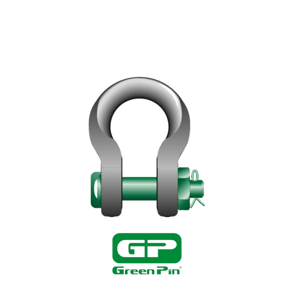 สเก็น โอเมก้า Green Pin High Load Capacity Bow Shackle with Safety Bolt P-6033
