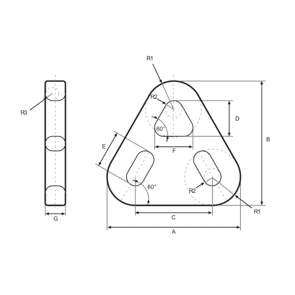 Triplate Bermuda