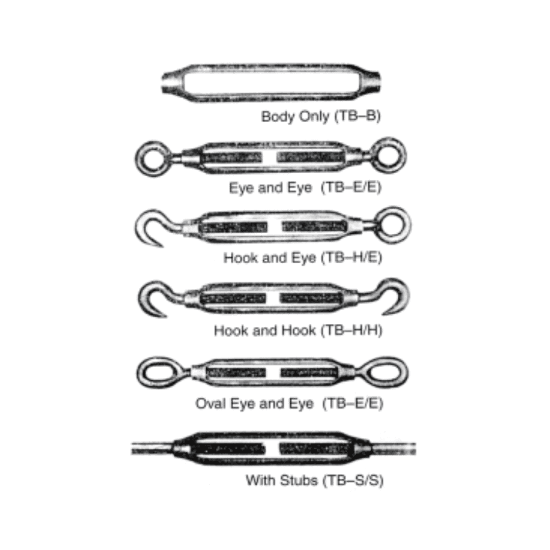 เกลียวเร่ง Turnbuckles Frame Type (Forged Steel)