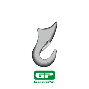 ตะขอ Green Pin Alloy Sliding Choker Hook P-6706A