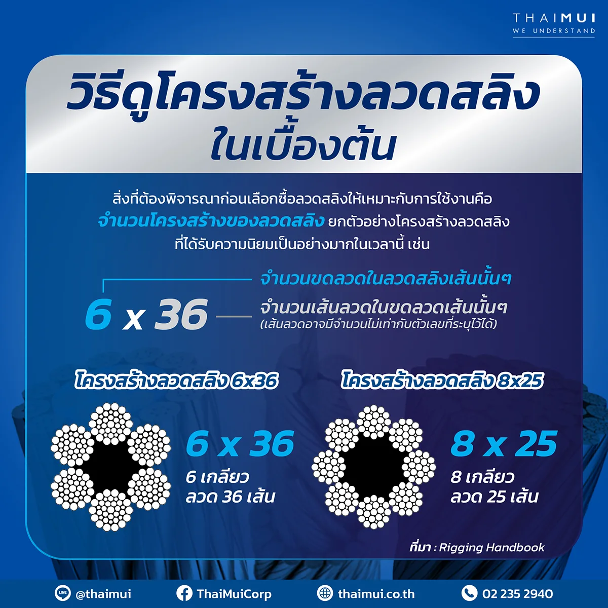 โครงสร้างของลวดสลิง