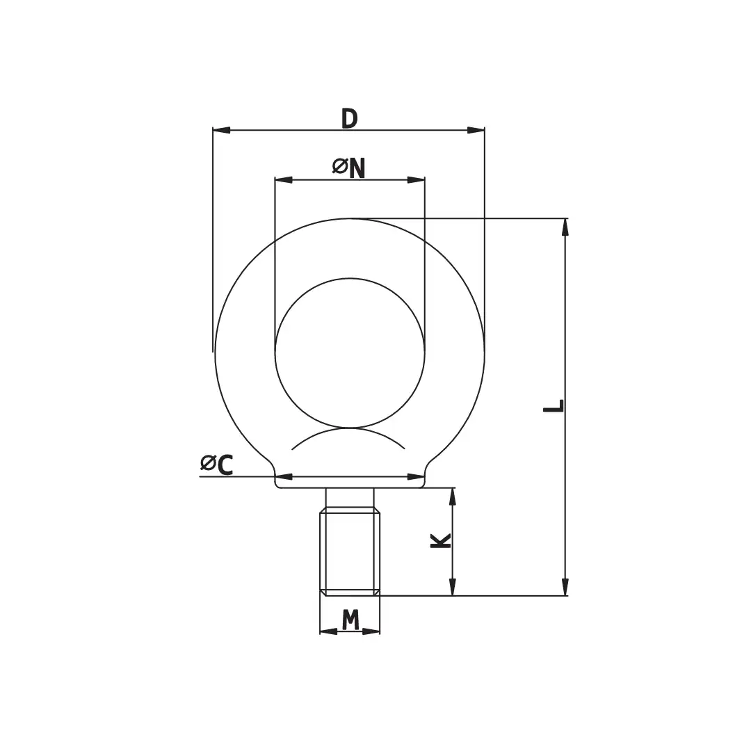 S-NEX Eye Bolt Grade80 - Image 2